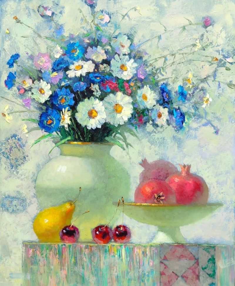 "Still Life with bouguets"