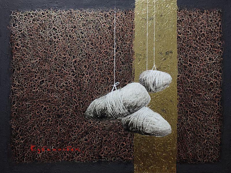 Hanging stones