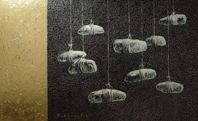 Hanging stones