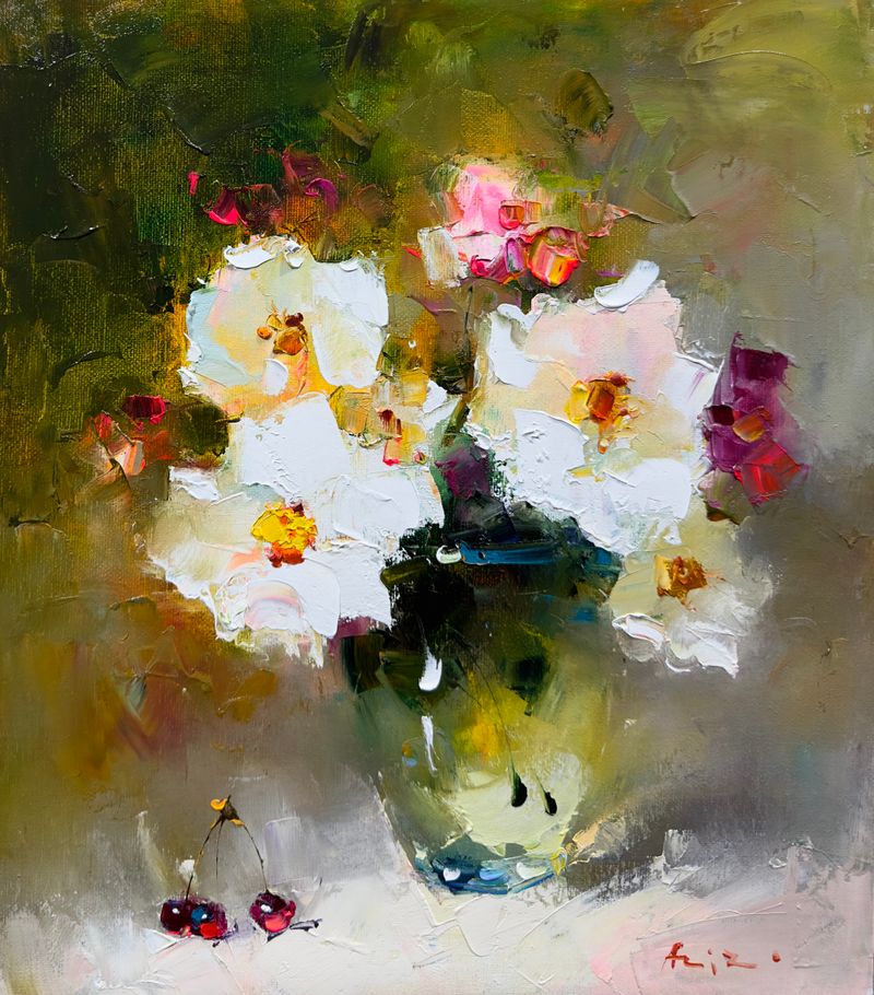 Bouquet with white flowers 