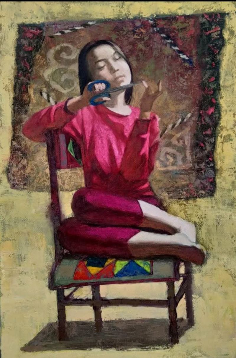 The Girl in Crimson