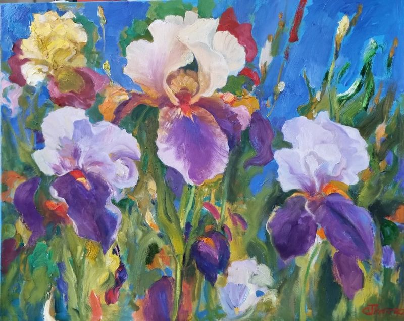 Iris flowers