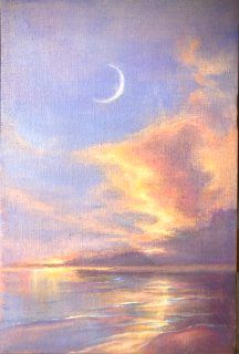 “New Moon” Miniature Landscape