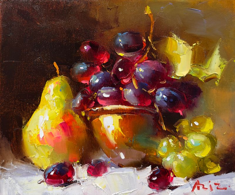 Still life with grapes