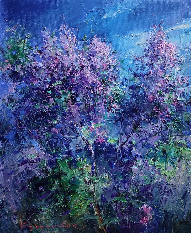 The smell of rain and lilac