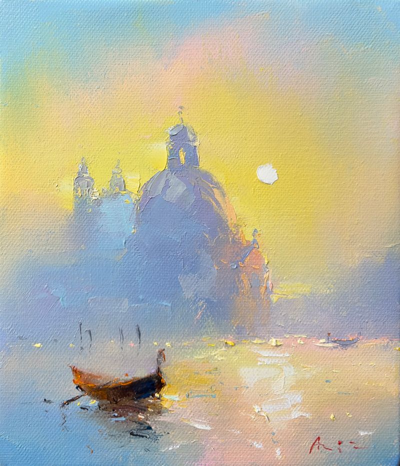 Sunset in venice