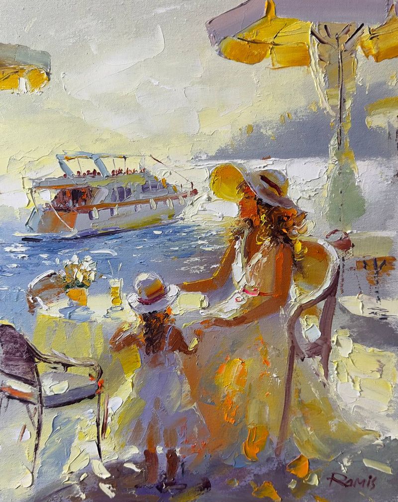by the sea