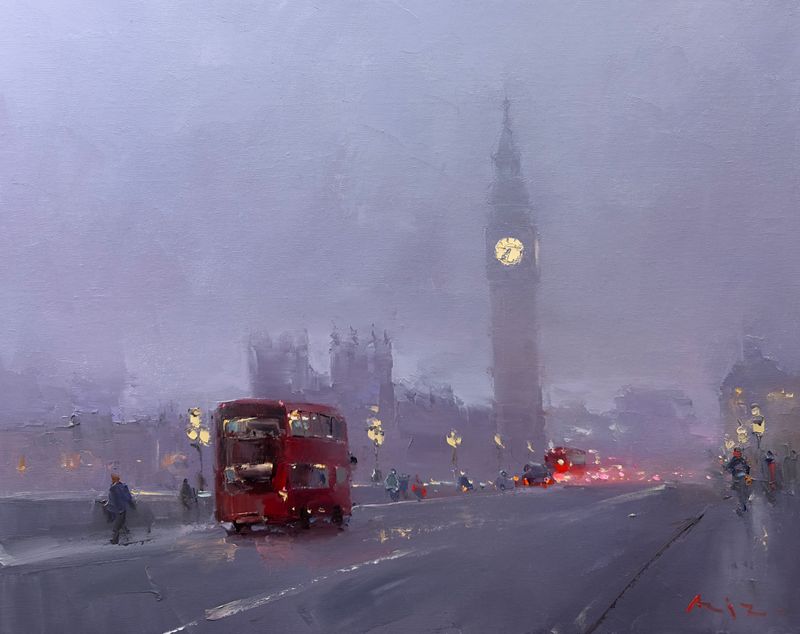 London in the fog
